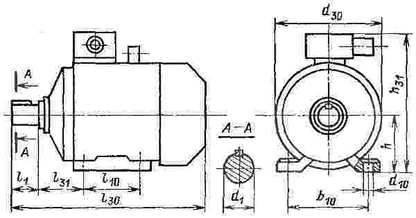 Электродвигатель 4А, 4АМ.